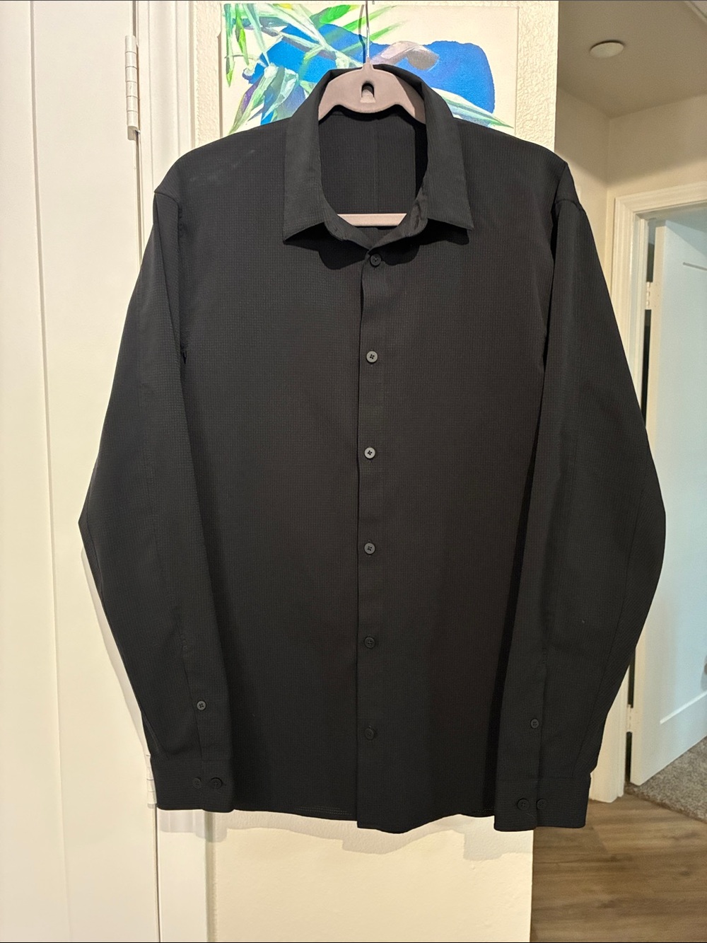 Lululemon Men's dress shirt black